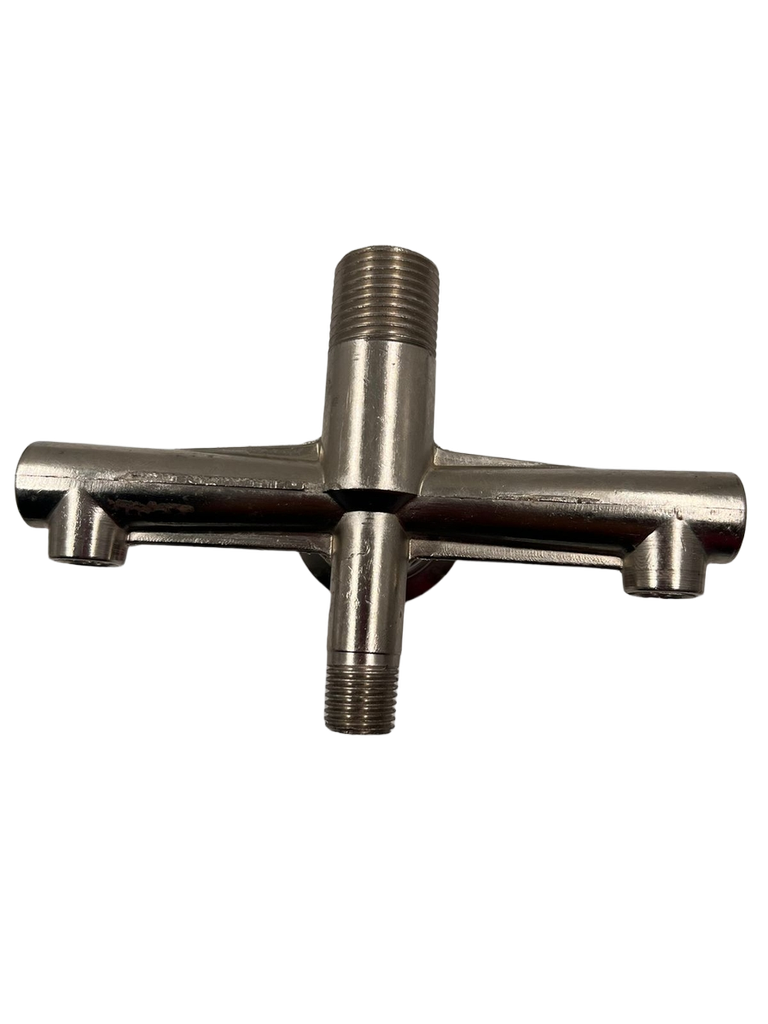 Cruceta para compresora con acople tuerca de 1/4