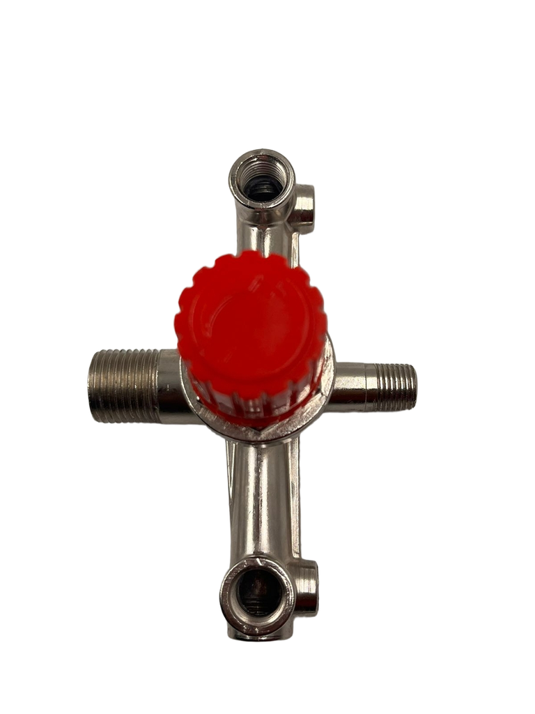 Cruceta para compresora con acople tuerca de 1/4