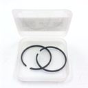 Set de anillos de pistón (44x2.0mm) para motoguadaña china PREMIUM de 52CC compatible con Dragon y Craftop
