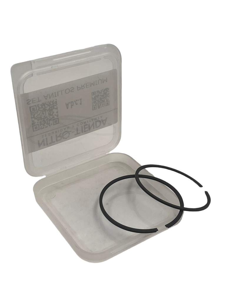 Set de anillos de pistón de 50mm x 1.2mm de motosierra compatible con Husqvarna 372