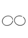 Set de anillos de pistón de 50mm x 1.2mm de motosierra compatible con Husqvarna 372
