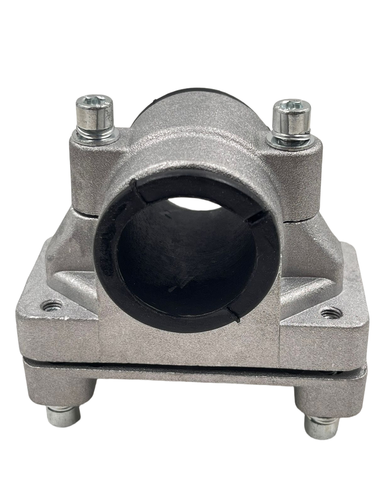 Abrazadera de soporte dual para tubo de motoguadaña recta compatible con Dragon, Craftop (26mm/28mm)