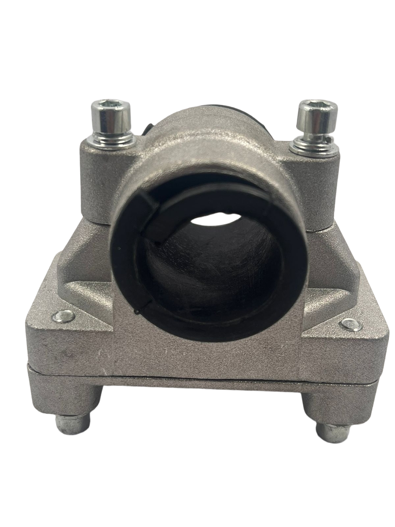 Abrazadera de soporte dual para tubo de motoguadaña recta compatible con Dragon, Craftop (26mm/28mm)