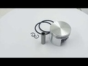 Set pistón de 46mm de de atomizadora compatible con Stihl SR420