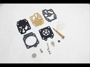 Kit de diafragma de carburador de motoguadaña compatible con Husqvarna 143 RII