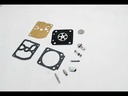 Kit de diafragma de carburador de motosierra compatible con Husqvarna 445e