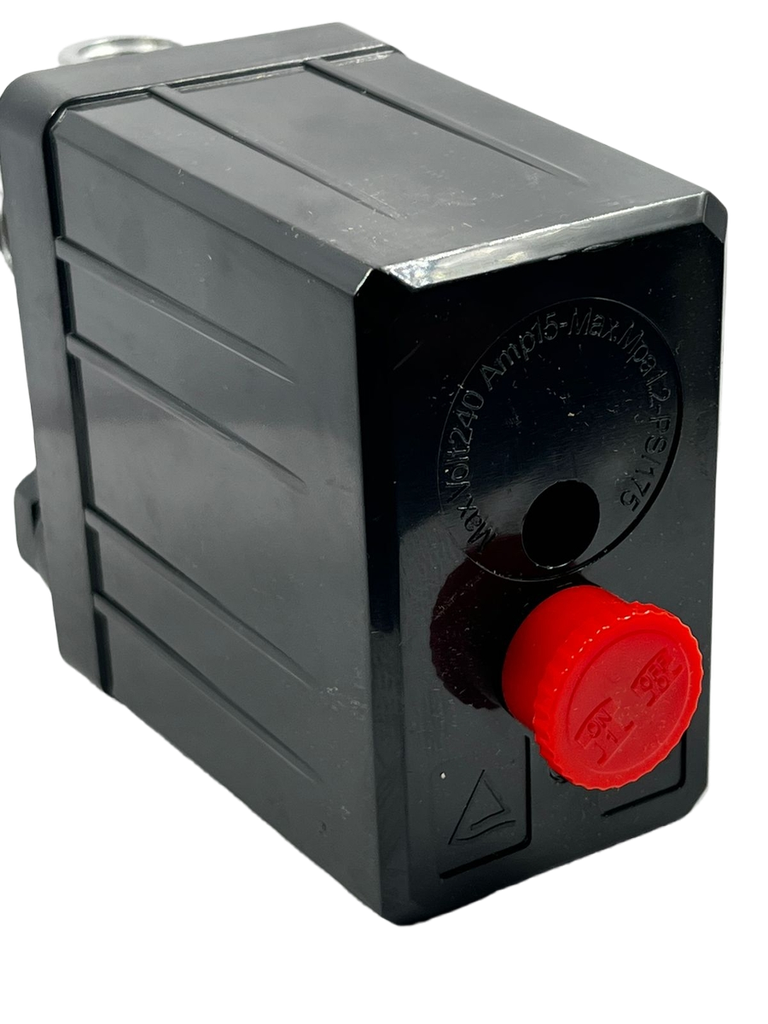 Regulador automático de presión de compresora de tres salidas 220V con botón