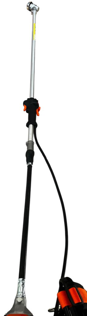 Motoguadaña mochilera modelo Husq-143 con cabezal pesado marca Nitro