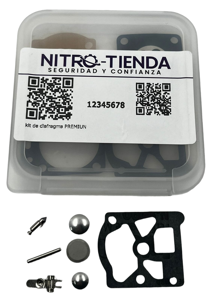 Kit de diafragma PREMIUM carburador de motoguadaña compatible con stihl fs460