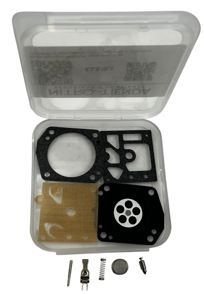 Kit de diafragma PREMIUM de carburador de motosierra compatible con Husqvarna 372 Walbro