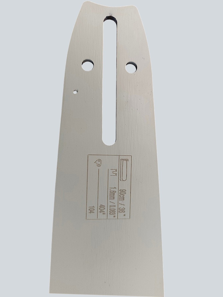 Espada de motosierra con punta acerada de 36" compatible con Husqvarna 395