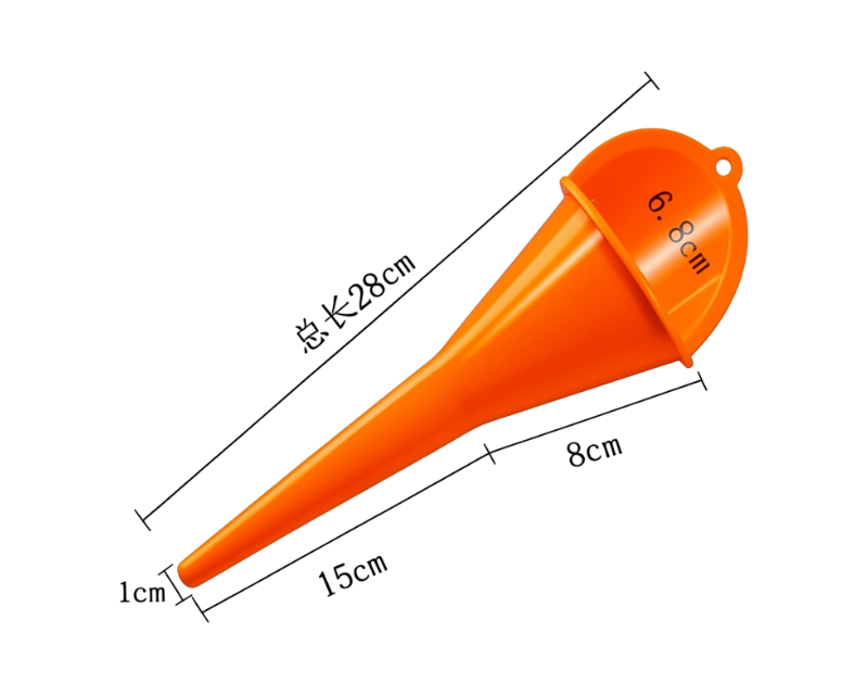Embudo de plastico grande 28cm de altura