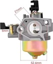 Carburador para generador compatible con Honda GX270 de 9Hp