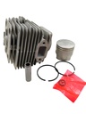 Kit de cilindro blanco de motoguadaña compatible con Husqvarna 143 de 40mm