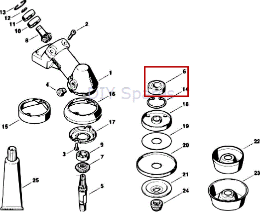Rodamiento 6202-2rs de motoguadaña en marca