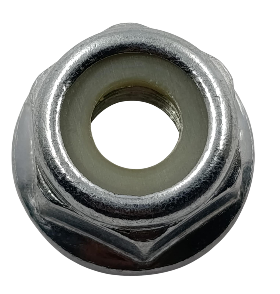 Tuerca de cabezal de motoguadaña mochilera compatible con Stihl FR450 (M10x1.0LH/16mm)