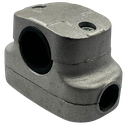 Abrazadera de soporte para tubo de motoguadaña recta compatible con Dragon, Craftop (28mm) calidad PREMIUM