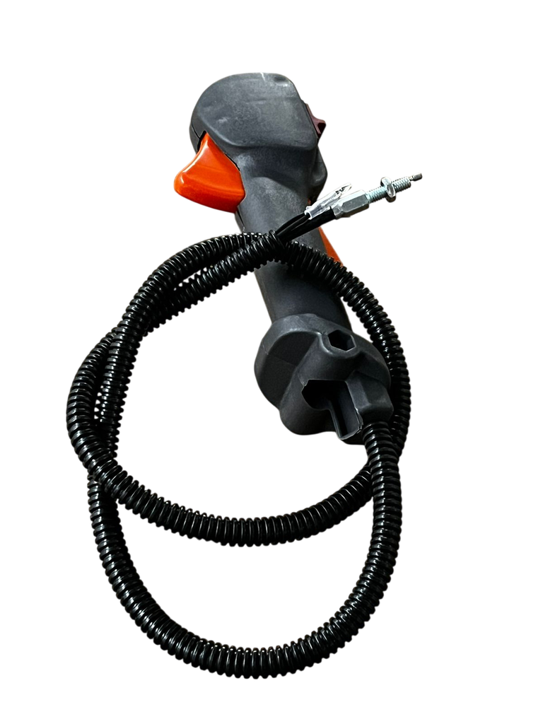 Manillar de aceleración de motoguadaña recta compatible con Husqvarna 143RII