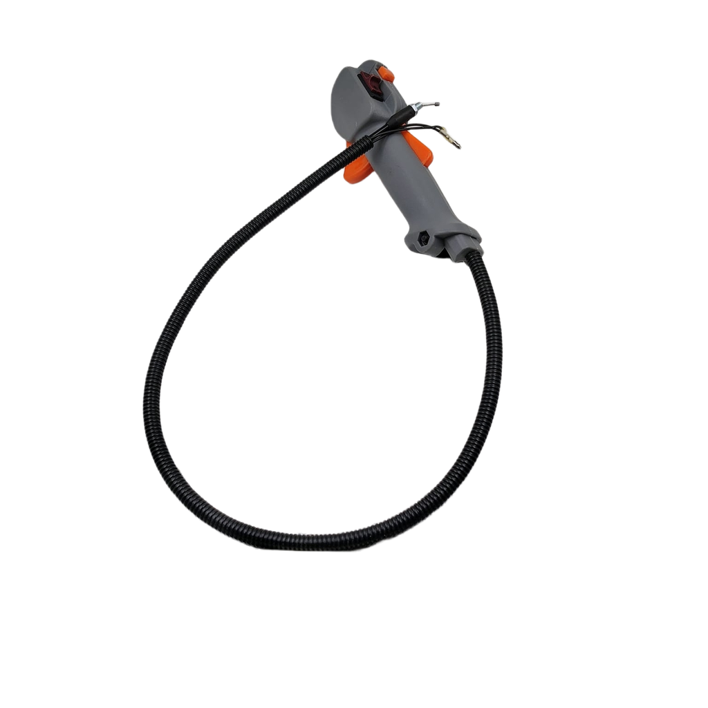 Manillar de aceleración de motoguadaña recta compatible con Husqvarna 143RII