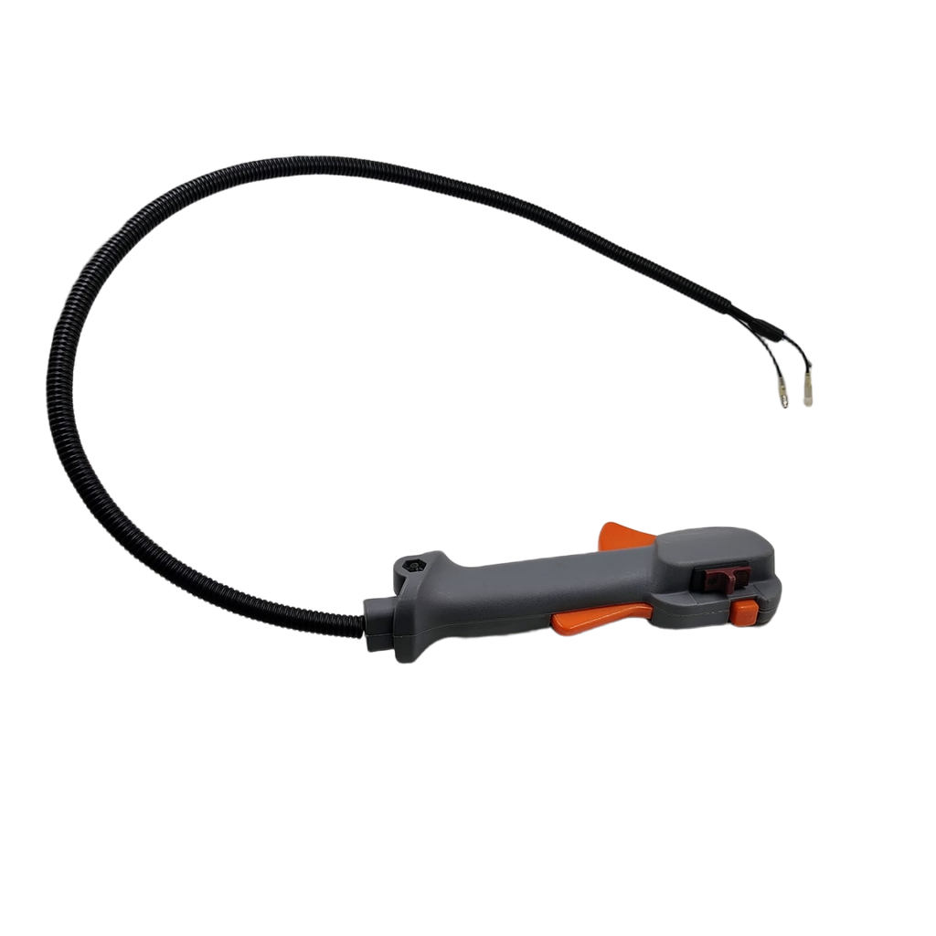 Manillar de aceleración de motoguadaña recta compatible con Husqvarna 143RII