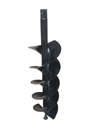 Barreno / Broca de ahoyadora de doble hoja con 25 cm de diámetro