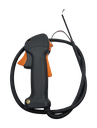 Manillar de aceleración de motoguadaña mochilera compatible con Stihl Fr450