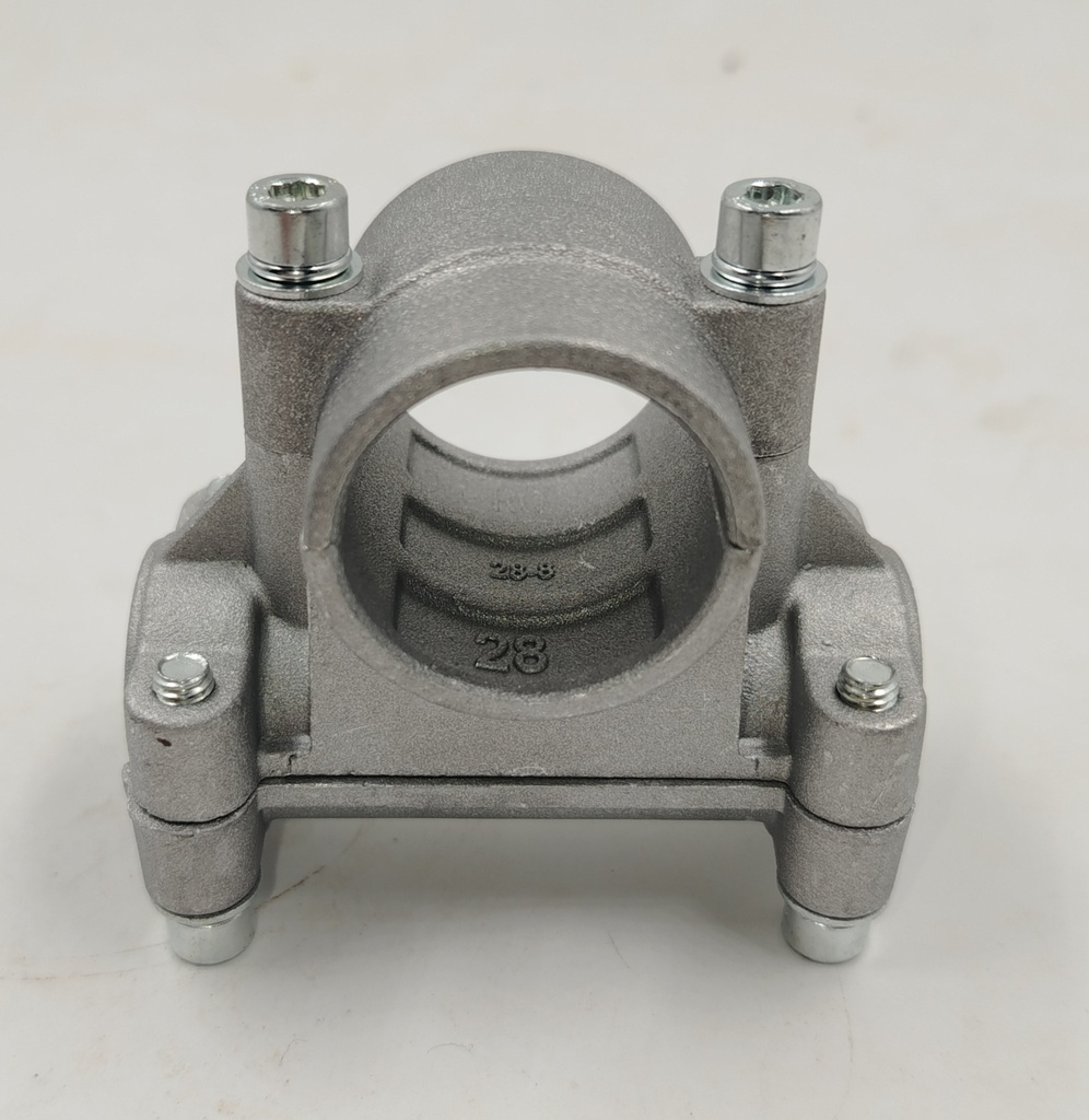 Abrazadera de soporte para tubo de motoguadaña recta compatible con Dragon, Craftop (28mm)