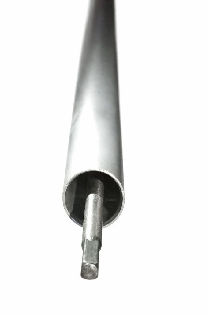 Tubo con eje recto de 4T 6.2mm de 28mm de diametro, 2mm de espesor y 1580mm compatible con Stihl FS280