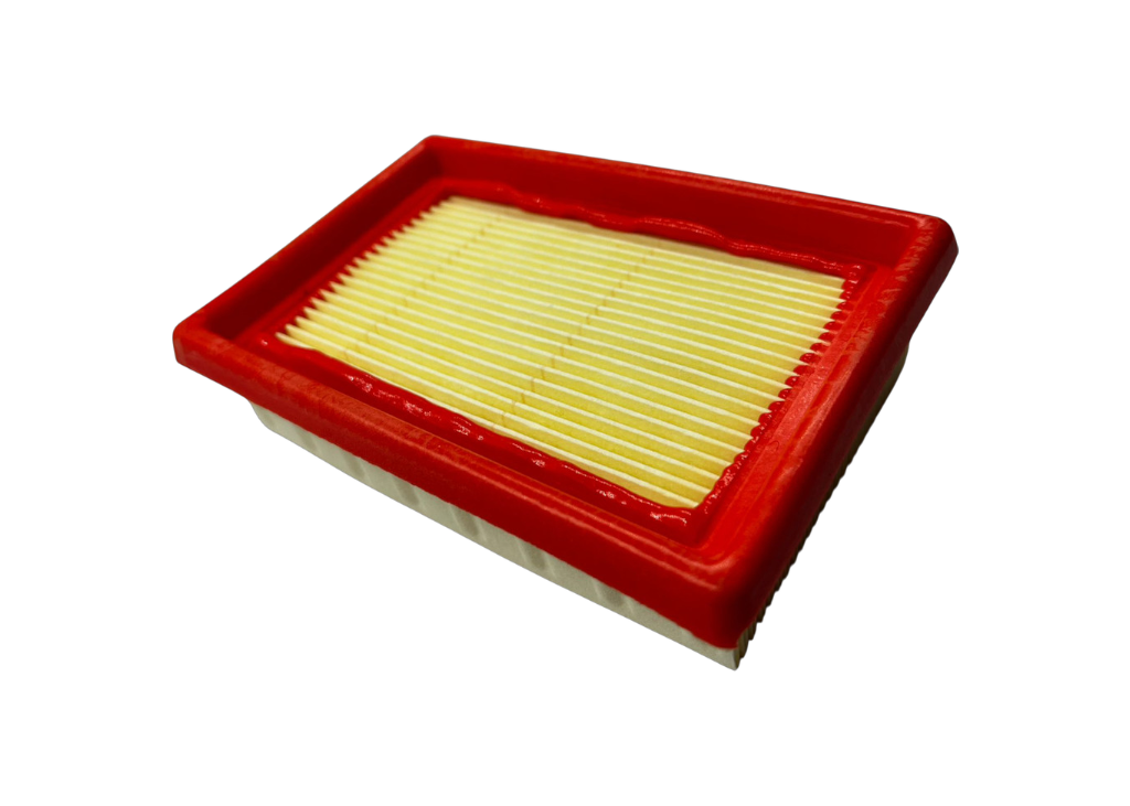 Filtro de aire de atomizadora compatible con Stihl SR430 (135x88x45mm)
