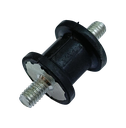 Amortiguador de base de motor de motoguadaña de jebe de 18 mm compatible con Maze, Dragon y Craftop