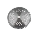 Cuchilla circular de 255mm x 25.4mm x 60T y 2mm de espesor para motoguadaña compatible con 52CC y 43CC