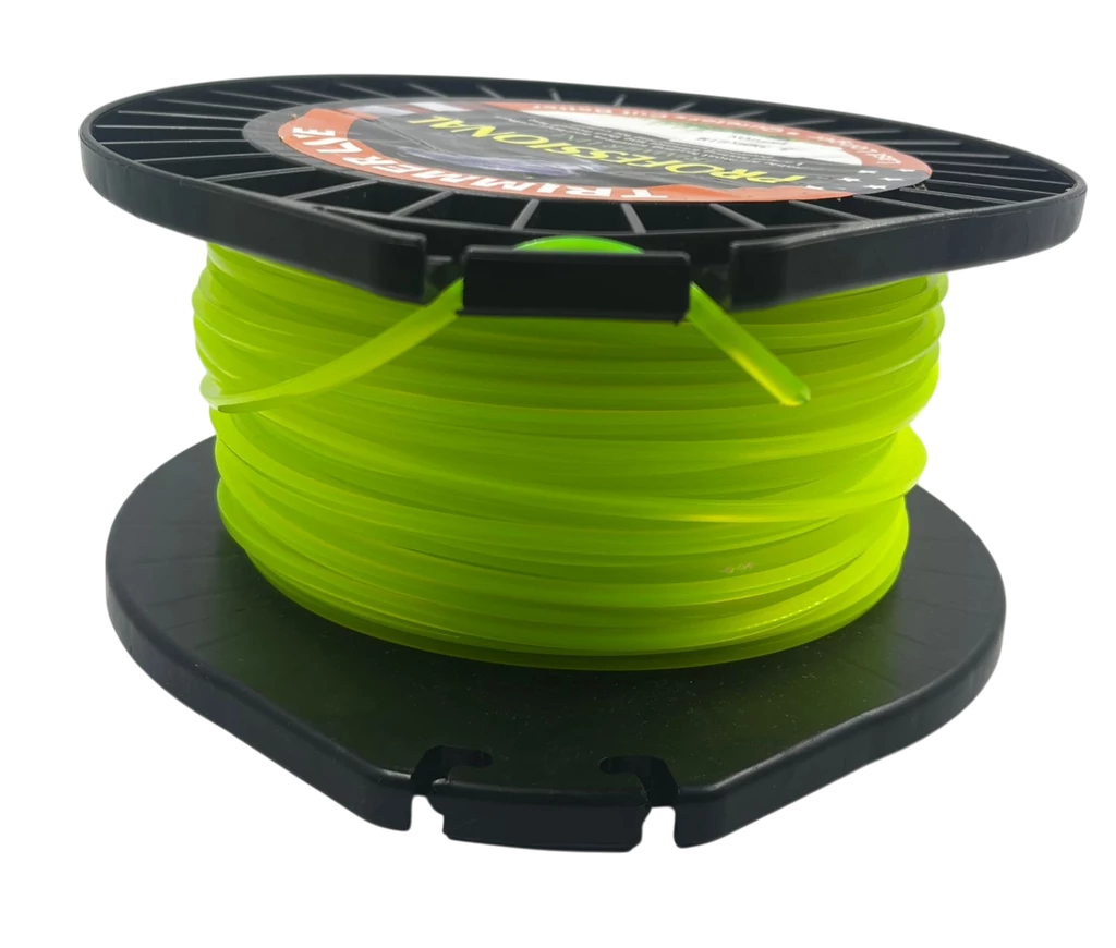 Rollo 61m de línea de Nylon de corte de sección Triangular 3.3mm