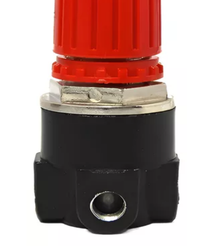 Regulador de presión para compresora de tubo de doble salida