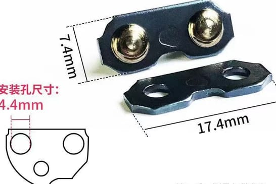 Candado de cadena 3/8 grande  para motosierra compatible con Stihl 382 ,381,361