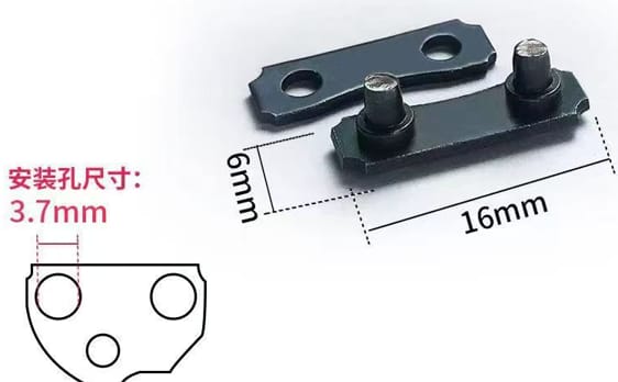 Candado de cadena 3/8 pequeño para motosierra compatible  con Stihl MS250