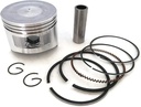Set de pistón 0.25 de 77mm de motor estacionario gasolinero compatible con Honda GX270 / 9 HP (copia)