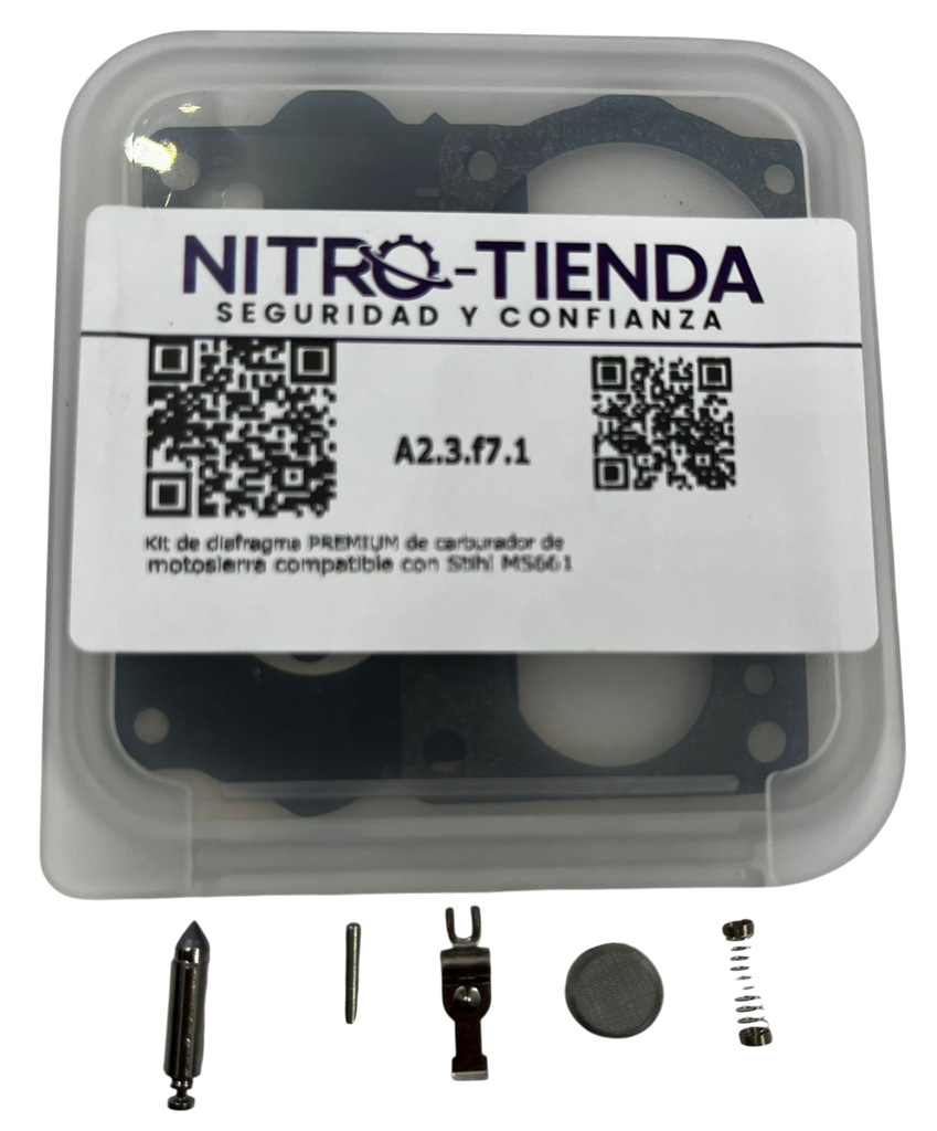 Kit de diafragma de carburador de motosierra compatible con Stihl MS661 (copia)