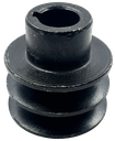 Polea de aluminio 2 1/2 x 2A , eje 19mm compatible con motores GX160