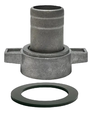 Set de conector de manguera de motobomba de 1”