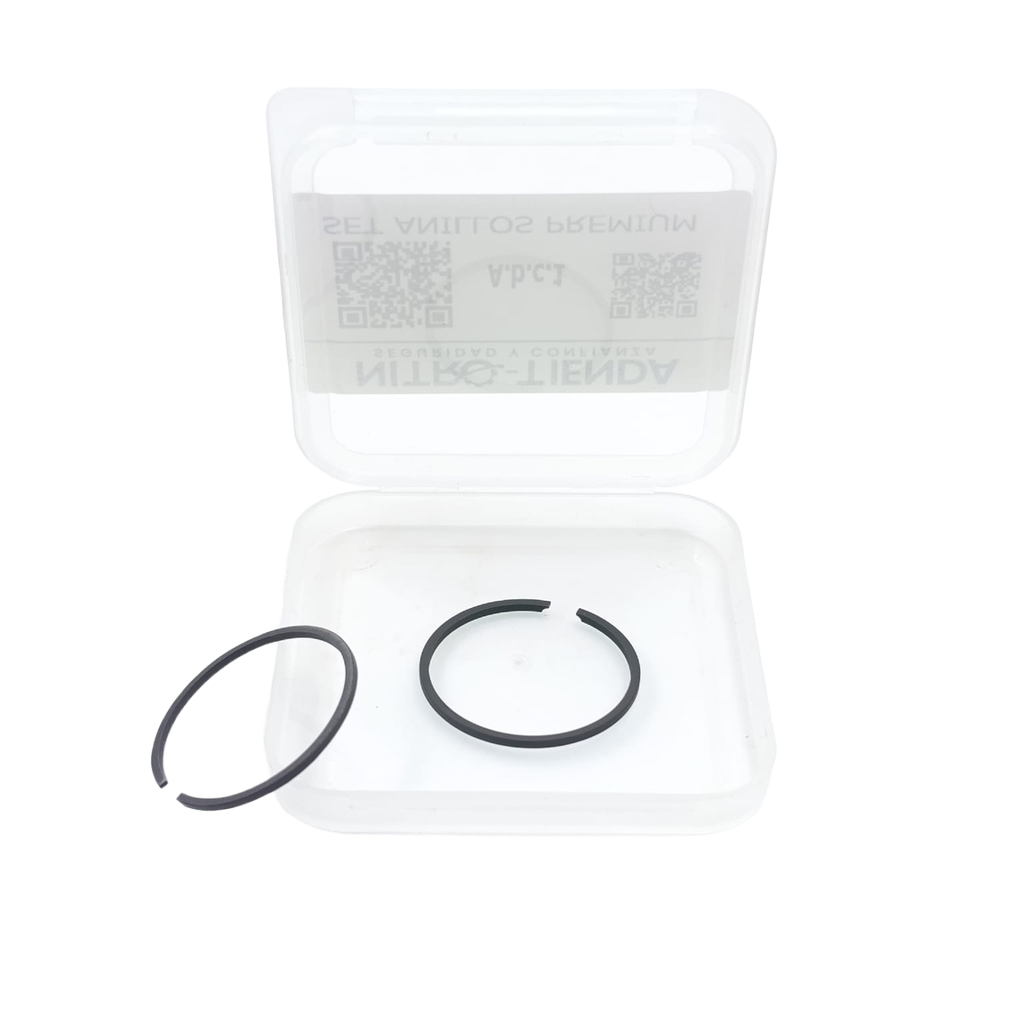 Set de anillos PREMIUN de pistón (33x1.5mm) para motofumigadora china compatible con TU26