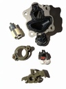 Set de admisión y control de brida compatible con husqvarna 445