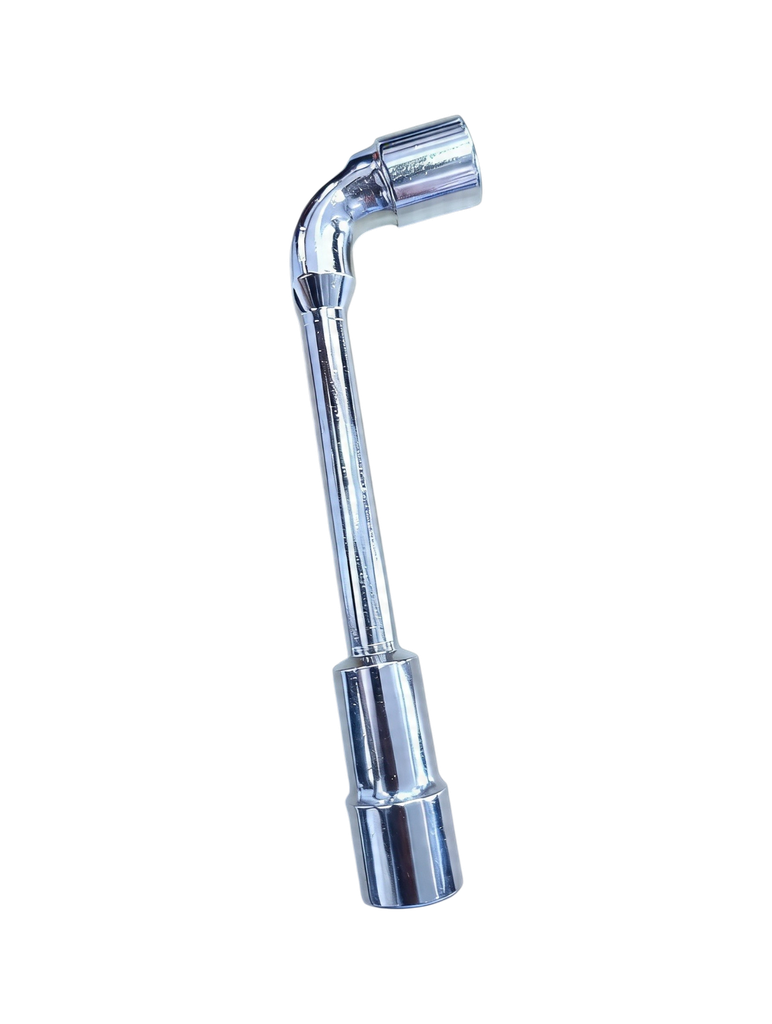 Llave saca bujia 17-17 cromo-vanadio acero al carbono 45
