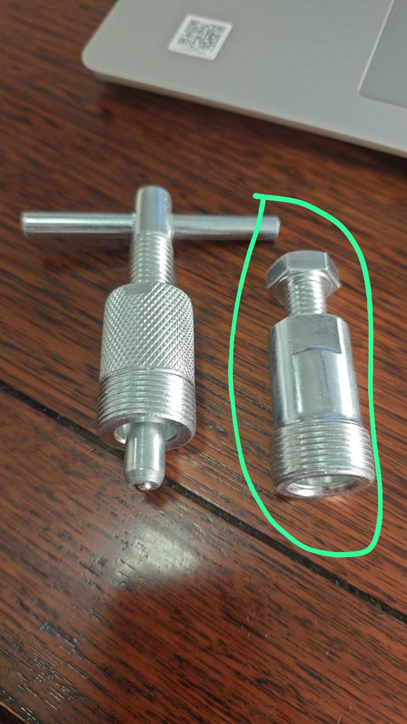 Herramienta de extracción de cigueñal para motosierra 070