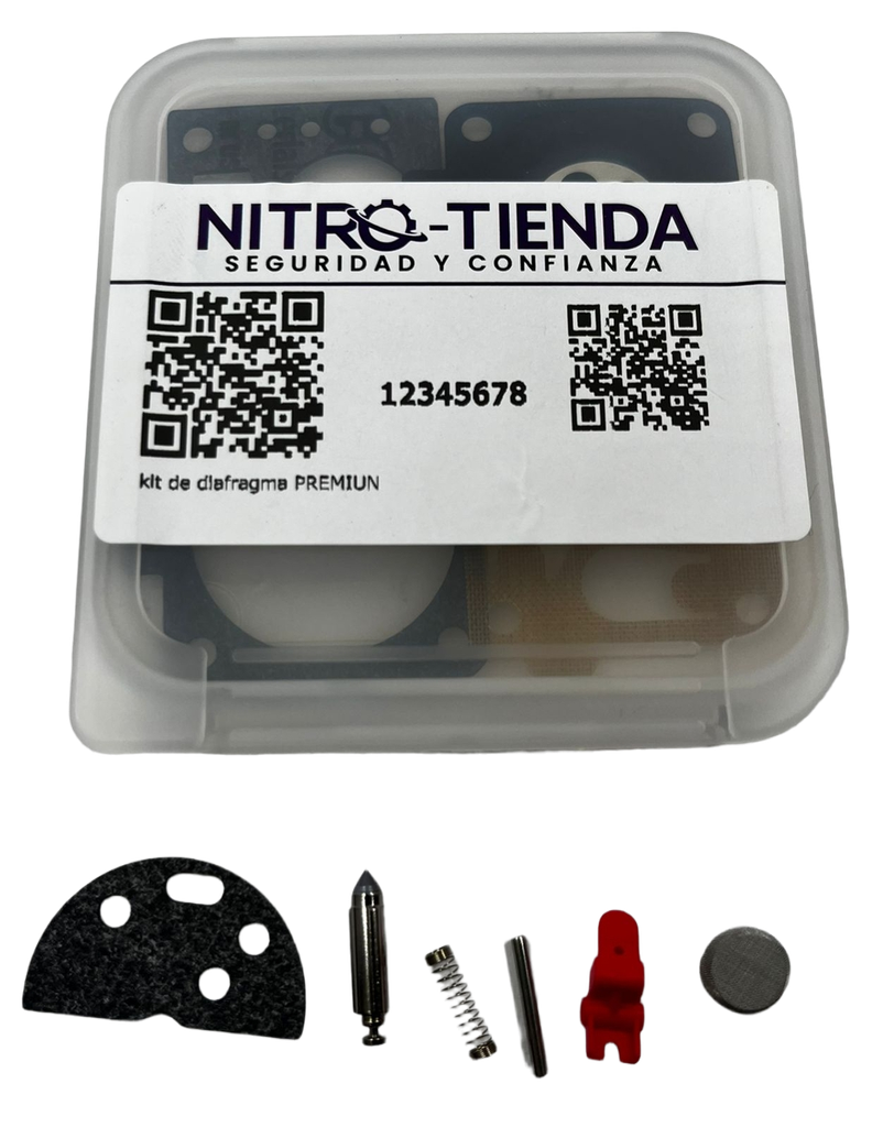 Kit de diafragma PREMIUM de carburador de motosierra compatible con Stihl MS381