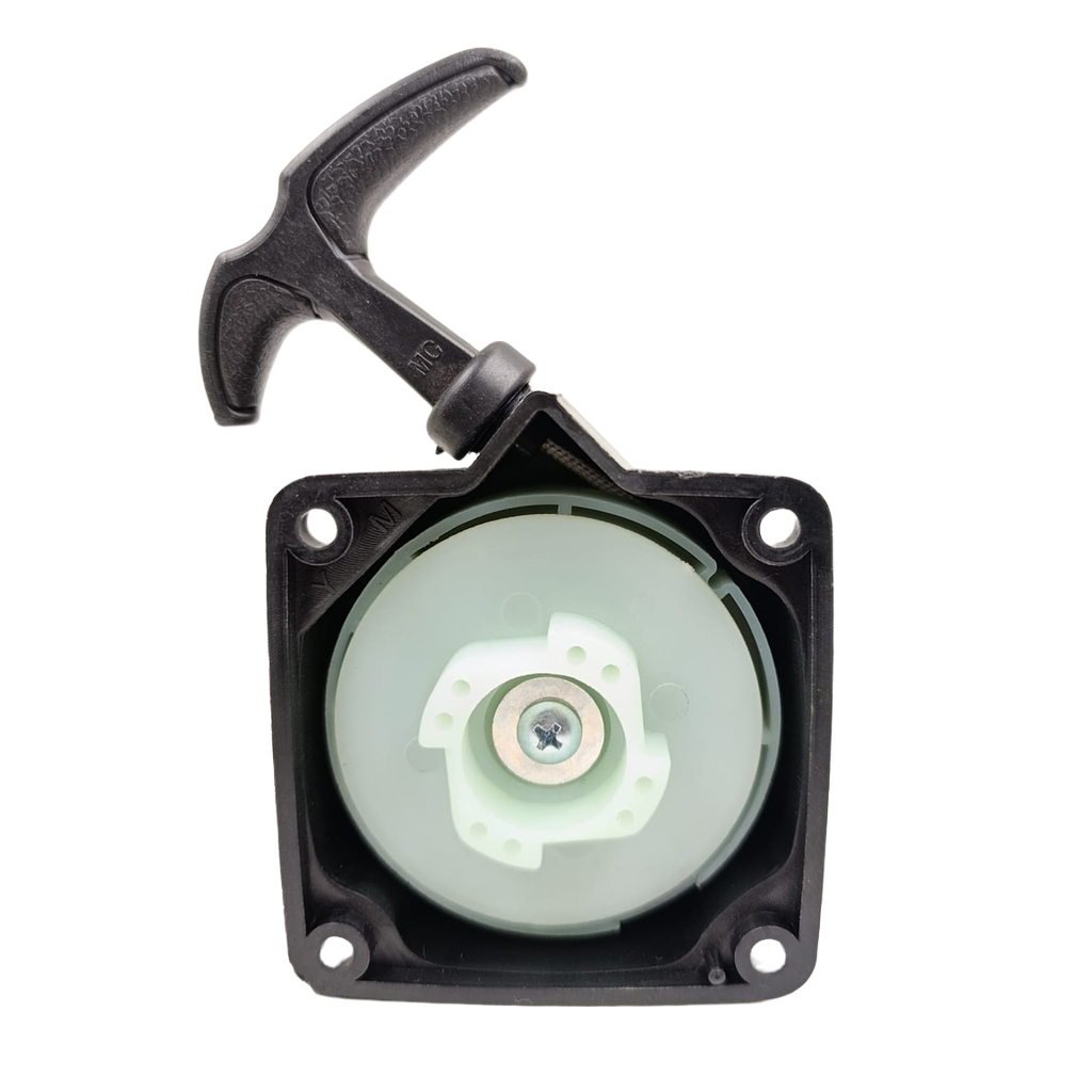 Starter assy with two recoil’s spring and 4 points for brushcutter 52cc compatible with 43cc