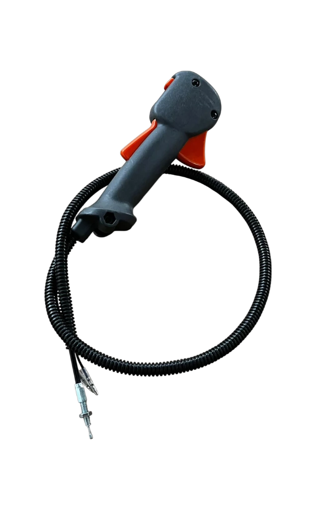 Manillar de aceleración de motoguadaña recta compatible con Husqvarna 143RII