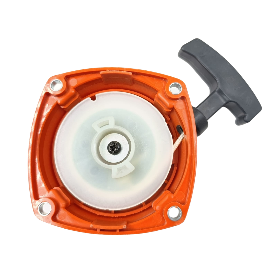 Arrancador completo de 2 puntos de motoguadaña con Husqvarna 143RII modelo moderno