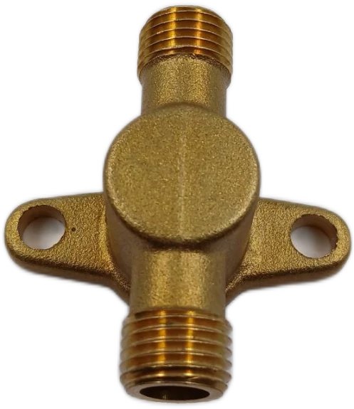 Conector de entrada doble pieza de bronce de entrada de bomba de motofumigadora