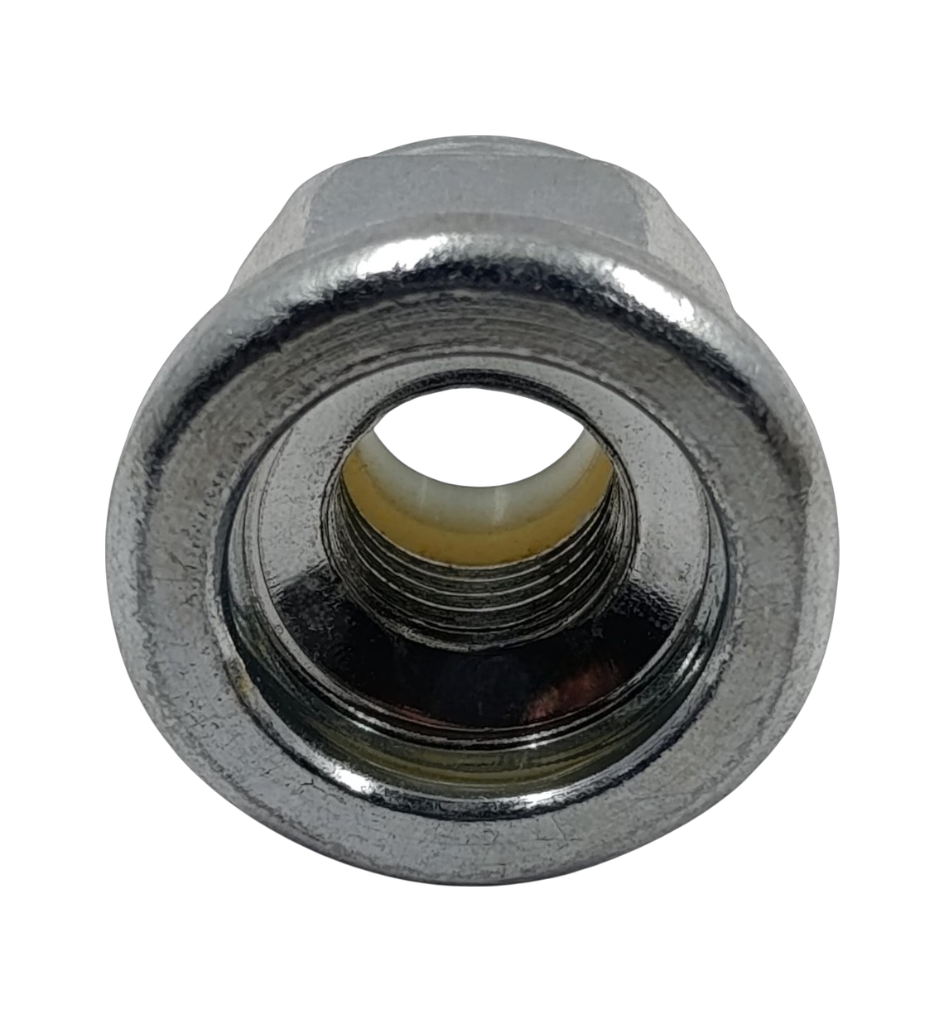 Tuerca de cabezal de motoguadaña recta compatible con Stihl FR450 (M10x1.0LH/16mm)