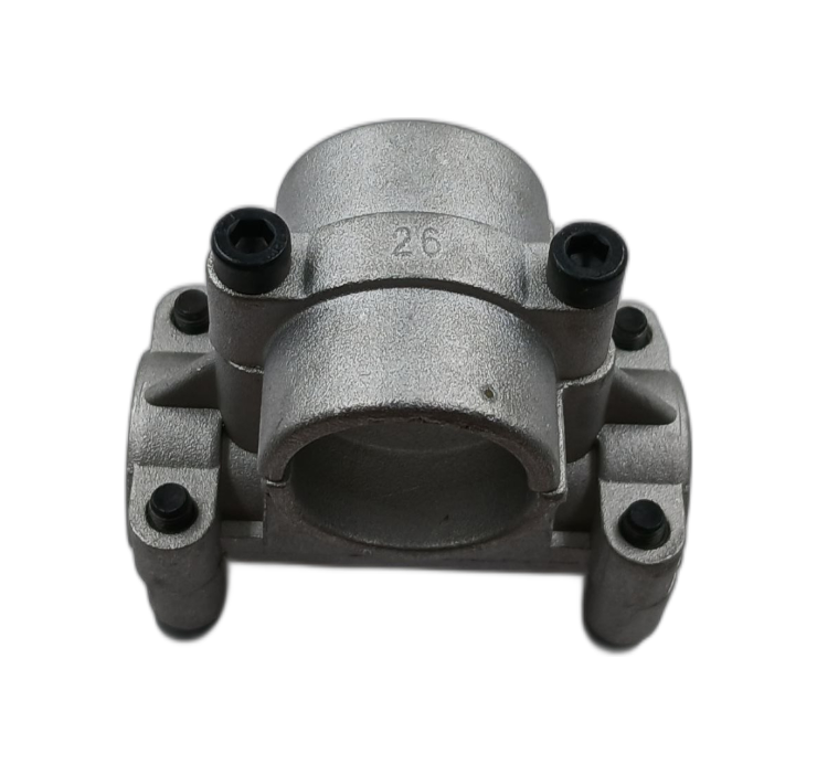 Abrazadera de soporte para tubo de motoguadaña recta compatible con Dragon, Craftop (26mm)